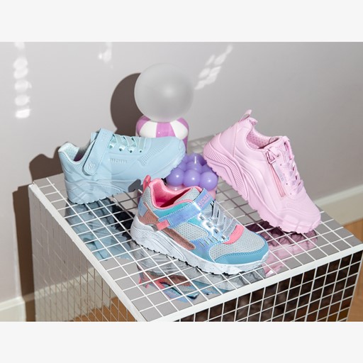 Uno Lite kinder sneakers lichtblauw