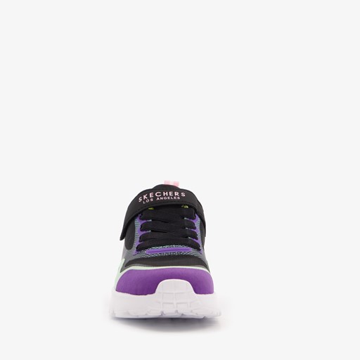 Uno Lite meisjes sneakers paars zwart
