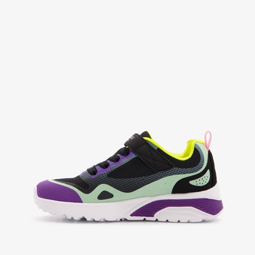 Uno Lite meisjes sneakers paars zwart