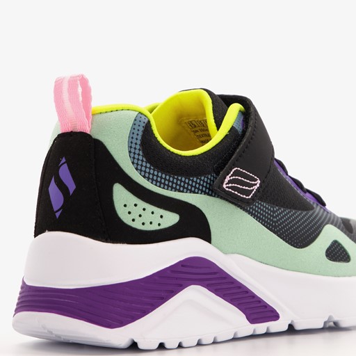 Uno Lite meisjes sneakers paars zwart