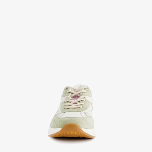 Dames sneakers wit/groen