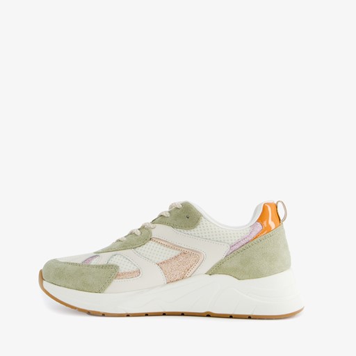 Dames sneakers wit/groen