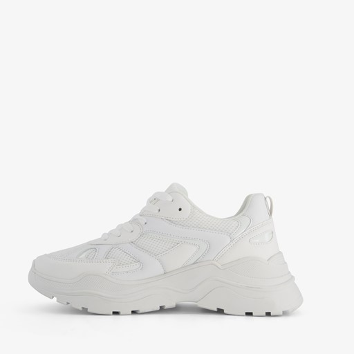 Dames dad sneakers wit