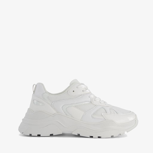 Dames dad sneakers wit