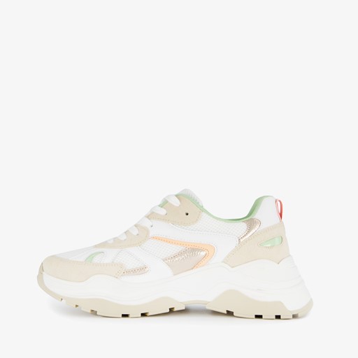 Dames dad sneakers met pastelkleuren