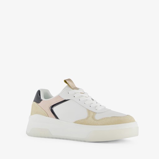 Dames sneakers beige/wit