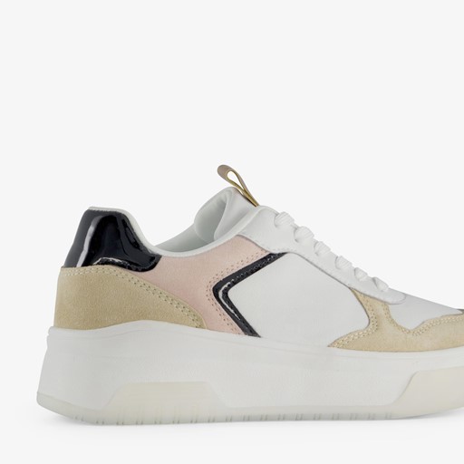 Dames sneakers beige/wit