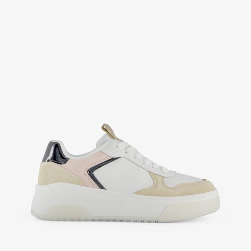 Dames sneakers beige/wit