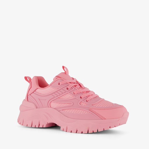 Dames dad sneakers roze