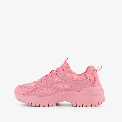 Dames dad sneakers roze