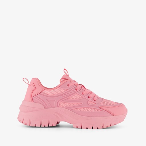 Dames dad sneakers roze