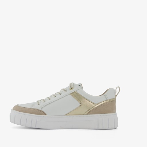 Dames sneakers wit/goud