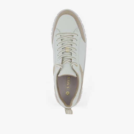 Dames sneakers wit/goud