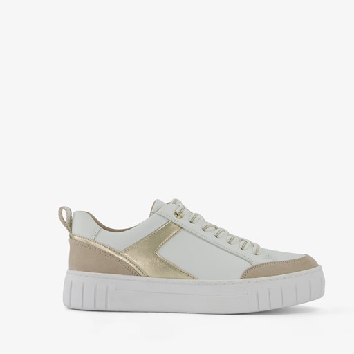 Dames sneakers wit/goud