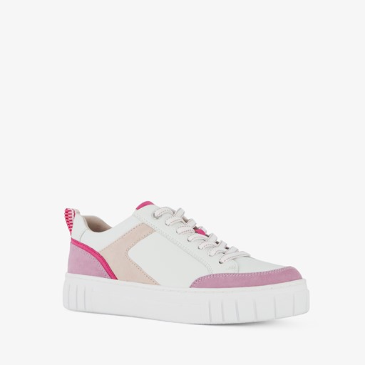 Dames sneakers wit/paars