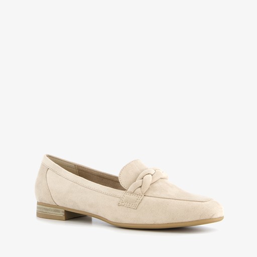 Dames loafers beige