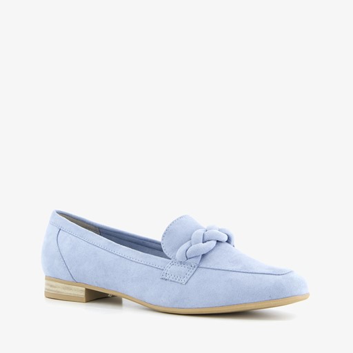 Dames loafers lichtblauw