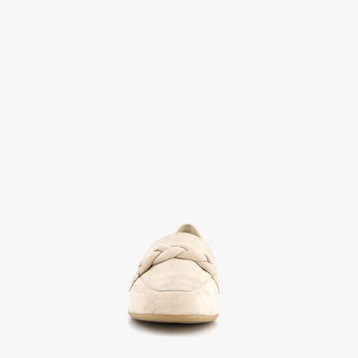 Dames loafers beige