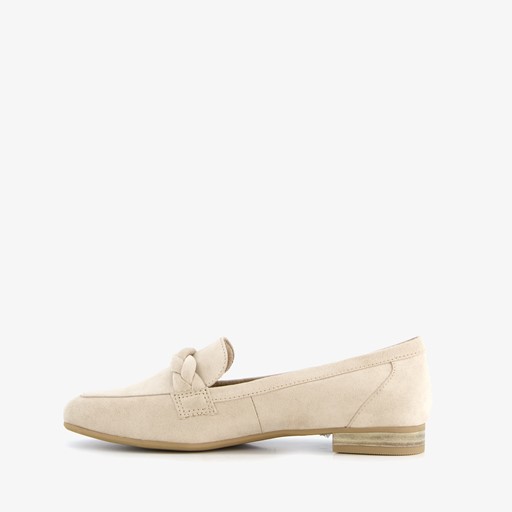 Dames loafers beige