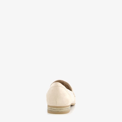 Dames loafers beige