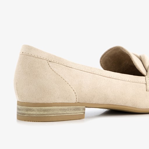 Dames loafers beige