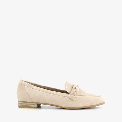 Dames loafers beige