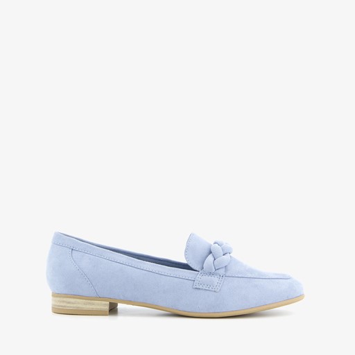 Dames loafers lichtblauw