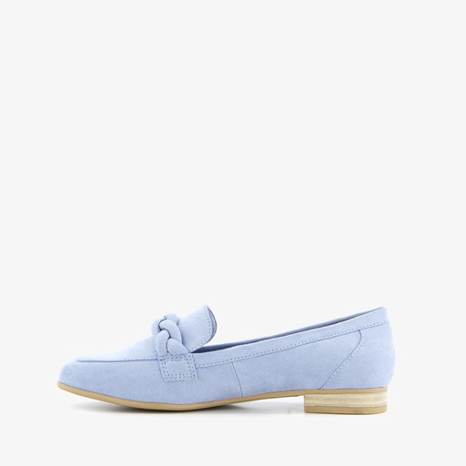 Dames loafers lichtblauw