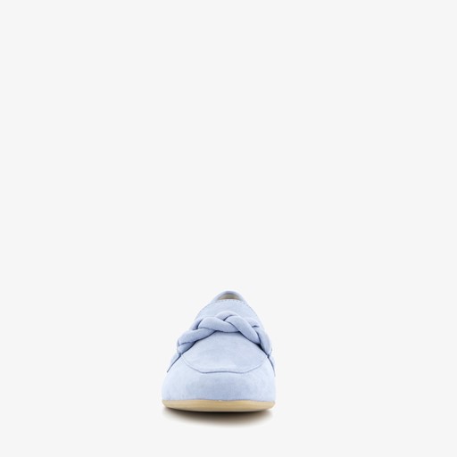 Dames loafers lichtblauw
