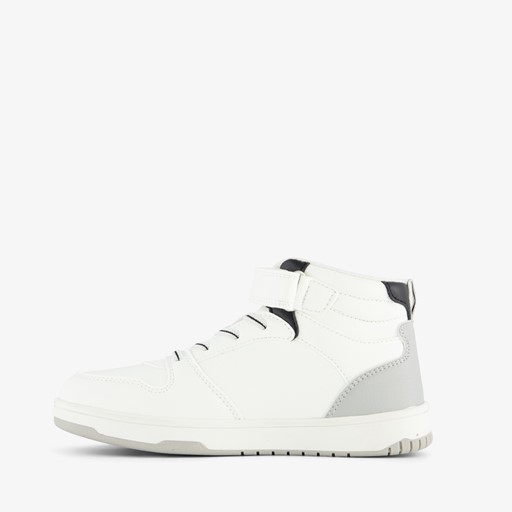 Hoge jongens sneakers wit zwart