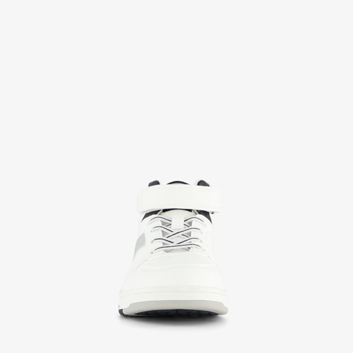Hoge jongens sneakers wit zwart