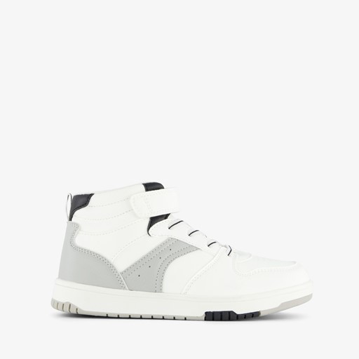 Hoge jongens sneakers wit zwart
