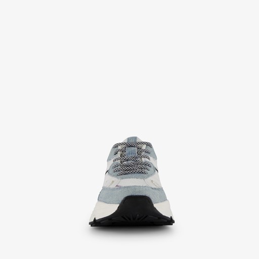 Dames dad sneakers met denim details