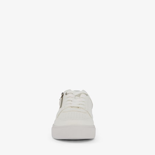 Dames sneakers wit met rits