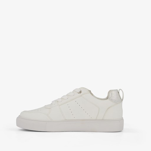 Dames sneakers wit met rits
