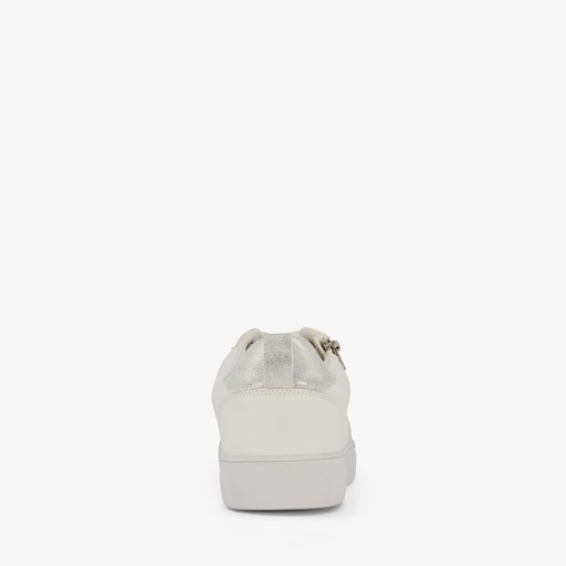 Dames sneakers wit met rits
