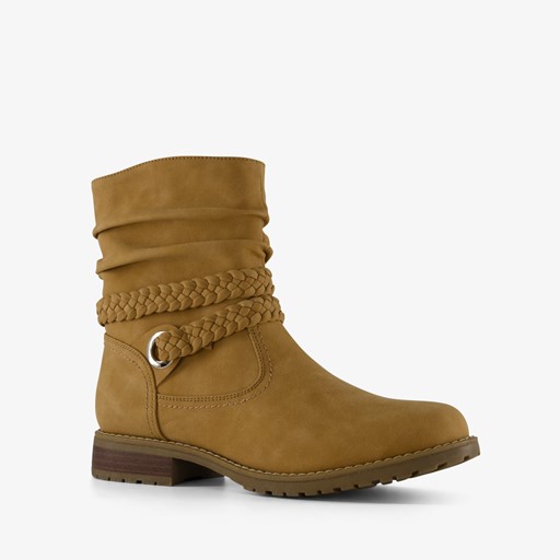 Dames enkellaarsjes bruin