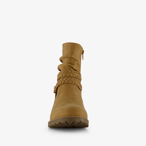 Dames enkellaarsjes bruin