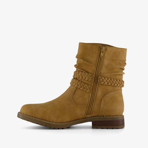 Dames enkellaarsjes bruin