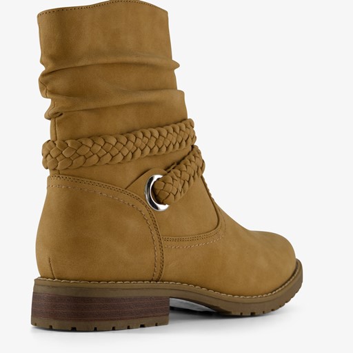 Dames enkellaarsjes bruin