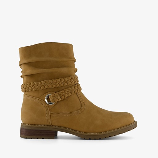 Dames enkellaarsjes bruin