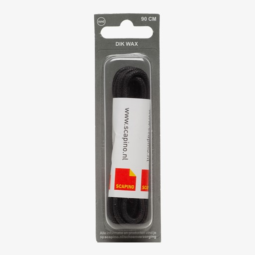 Zwarte veters rond 90 cm