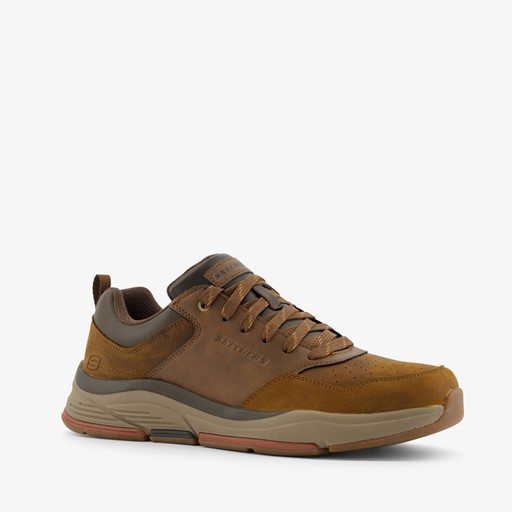 Treno leren heren sneakers bruin