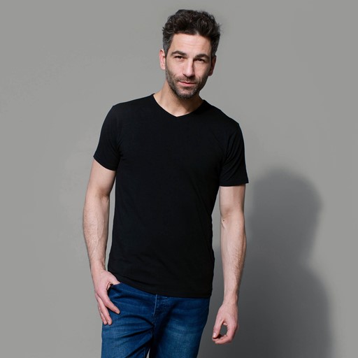 Heren T-shirt katoen/elastaan