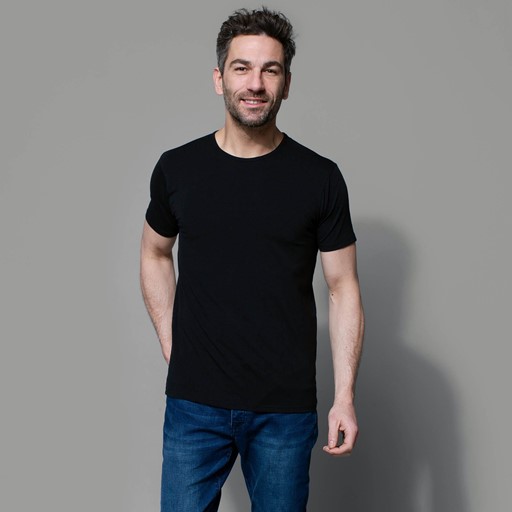 Heren T-shirt katoen/elastaan