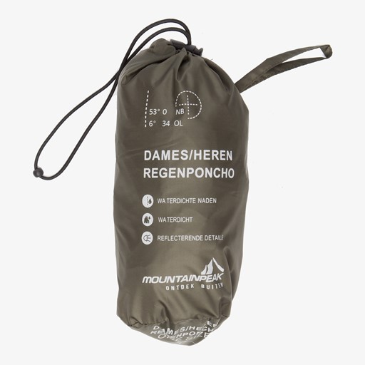 Dames/heren regenponcho