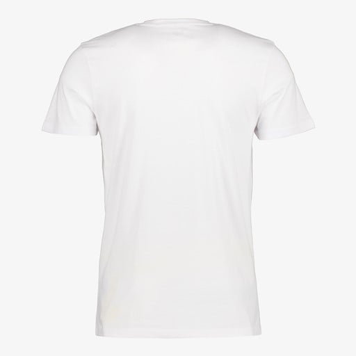 Heren T-shirt wit katoen ronde hals