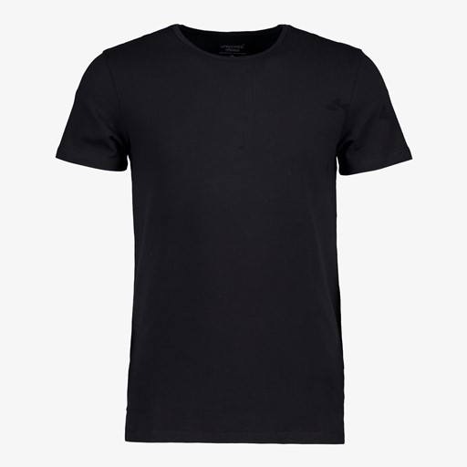 Heren T-shirt zwart ronde hals