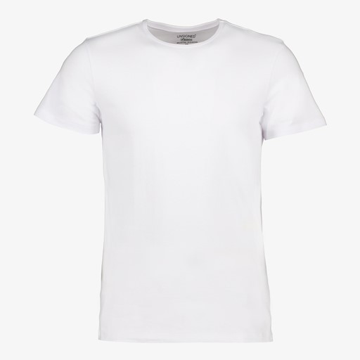 Heren T-shirt wit ronde hals
