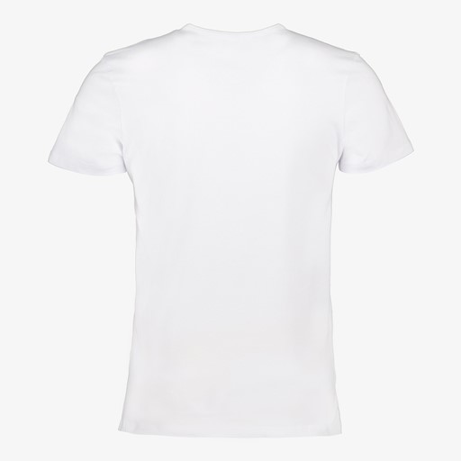 Heren T-shirt wit ronde hals